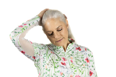 Claire Quarter Zip Sun Shirt