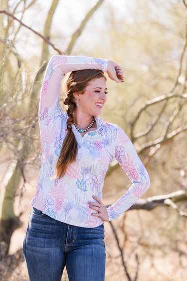 Sierra Quarter Zip Sun Shirt