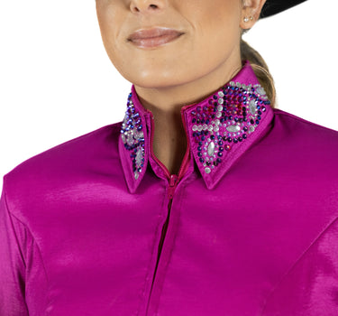 Shiloh Crystaled Taffy Show Blouse