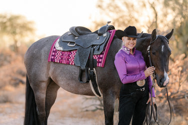 Shiloh Crystaled Taffy Show Blouse