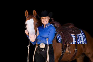 Shiloh Crystaled Taffy Show Blouse