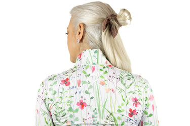 Claire Quarter Zip Sun Shirt