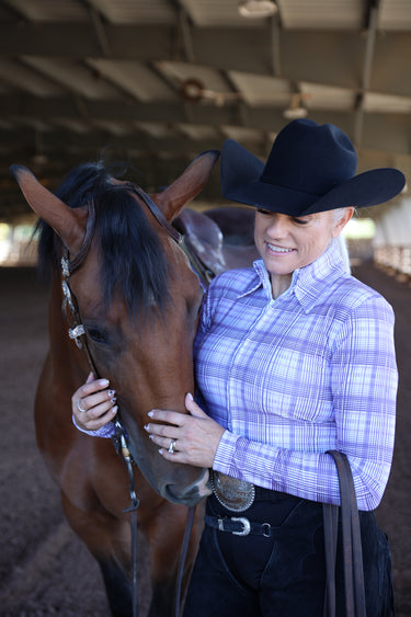Plum Show Blouse