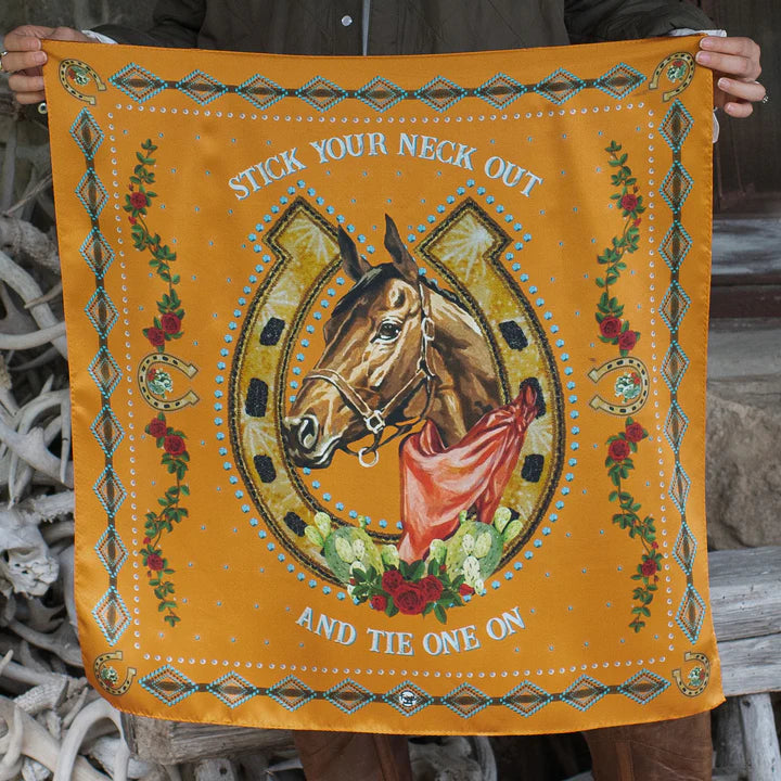 Hold Your Horses Wild Rag – Hobby Horse Clothing Company Inc.