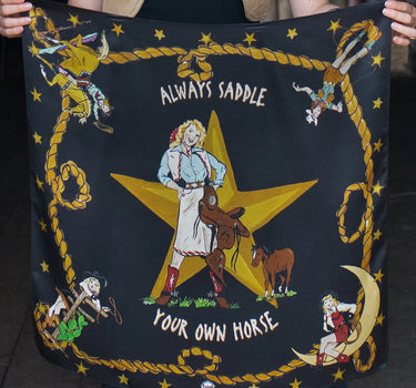 Always Saddle Your Own Horse Wild Rag