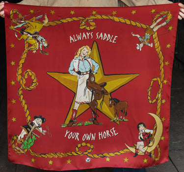 Always Saddle Your Own Horse Wild Rag