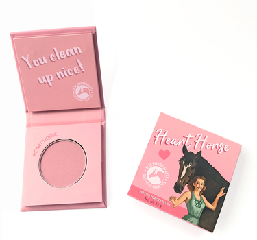 Heart Horse Matte Blush