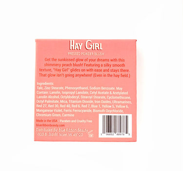Hay Girl Shimmer Blush