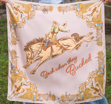 Back When they Bucked Wild Rag