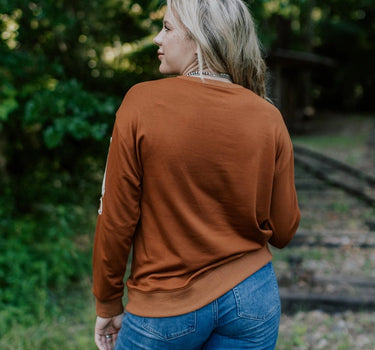 Embroidered Lightweight Cactus Sweatshirt