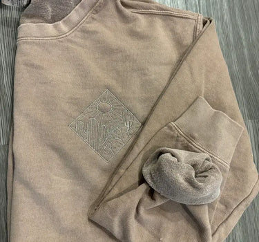 Desert Sun Embroidered Sweatshirt