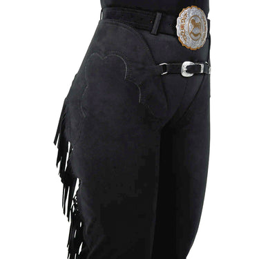 Ultrasuede Fringed Show Chaps